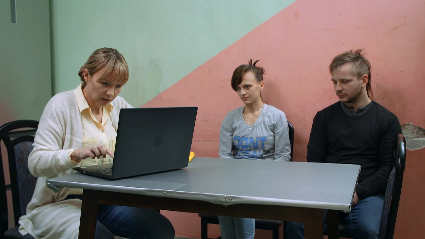 Fragment programu "Wolni od długów" w Polsat