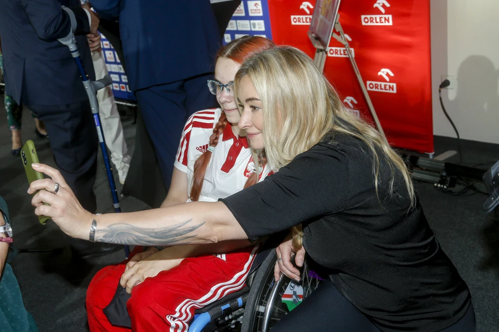 Martyna Wojciechowska na konferencji Polskiego Komitetu Paraolimpijskiego Martyna Wojciechowska na konferencji Polskiego Komitetu Paraolimpijskiego