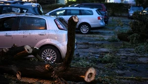 Zniszczenia po nawałnicy w Przemyślu