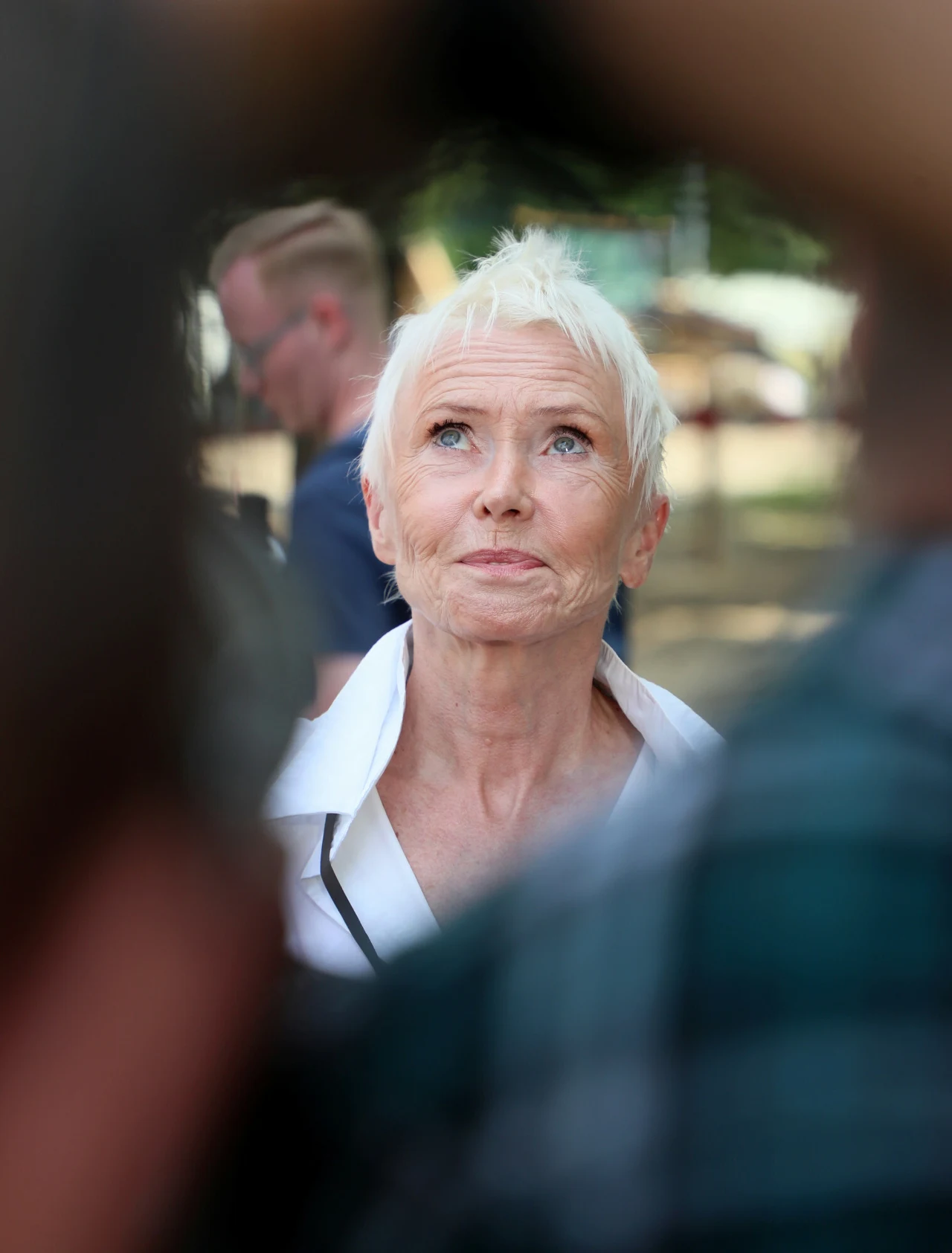 Ewa Błaszczyk na uroczystości wmurowaniu aktu erekcyjnego kliniki "Budzik" Ewa Błaszczyk na uroczystości wmurowaniu aktu erekcyjnego kliniki "Budzik"