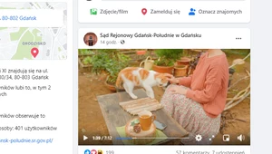 Kuriozalny problem strony facebookowej Sądu Rejonowego Gdańsk-Południe