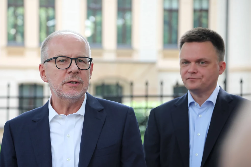 Mec. Jacek Trela i Szymon Hołownia Mec. Jacek Trela i Szymon Hołownia