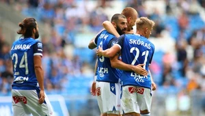 Mikael Ishak w otoczeniu Lecha Poznań