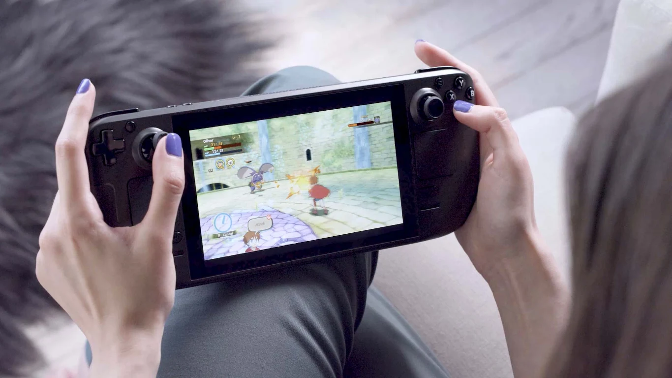 Steam Deck wykorzysta niestandardowy procesor APU produkcji AMD, wyposażony w cztery rdzenie Zen 2 z obsługą wielowątkowości, których taktowanie bazowe wynosi 2,4 GHz, a po wejściu w tryb turbo wzrasta do 3,5 GHz. Jest to rozwiązanie stworzone z myślą o mobilnym gamingu. Ponadto we wnętrzu urządzenia znajdzie się 16 GB pamięci RAM LPDDR5 o szybkości 5500 MT/s. Oczywiście nie zabraknie łączności Wi-Fi 6 oraz Bluetooth 5.0, a także wsparcia dla kart microSD, micro SDHC i micro SDXC. Steam Deck wykorzysta niestandardowy procesor APU produkcji AMD, wyposażony w cztery rdzenie Zen 2 z obsługą wielowątkowości, których taktowanie bazowe wynosi 2,4 GHz, a po wejściu w tryb turbo wzrasta do 3,5 GHz. Jest to rozwiązanie stworzone z myślą o mobilnym gamingu. Ponadto we wnętrzu urządzenia znajdzie się 16 GB pamięci RAM LPDDR5 o szybkości 5500 MT/s. Oczywiście nie zabraknie łączności Wi-Fi 6 oraz Bluetooth 5.0, a także wsparcia dla kart microSD, micro SDHC i micro SDXC.