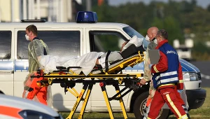 Ukraińskie służby medyczne; zdj. ilustracyjne