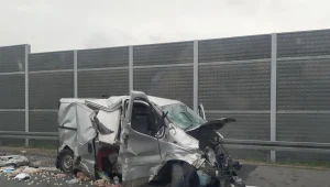 Wypadek na autostradzie A4