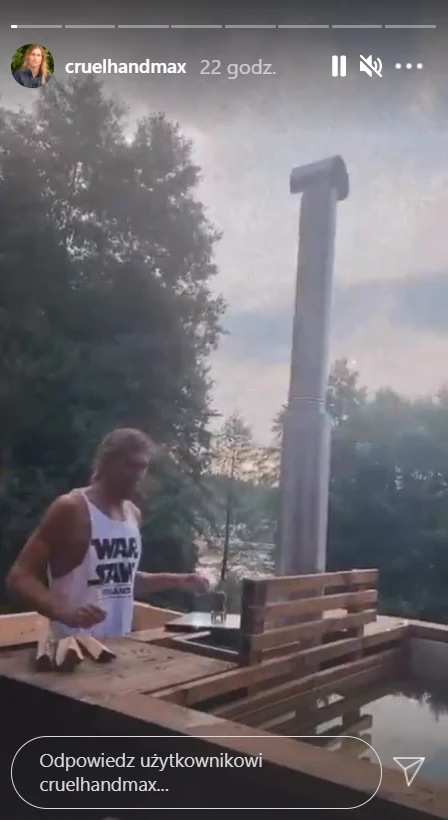 Max Hodges na Mazurach /https://www.instagram.com/cruelhandmax/ Max Hodges na Mazurach /https://www.instagram.com/cruelhandmax/