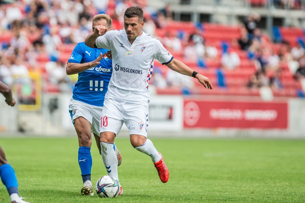 Lukas Podolski w barwach Górnika Zabrze