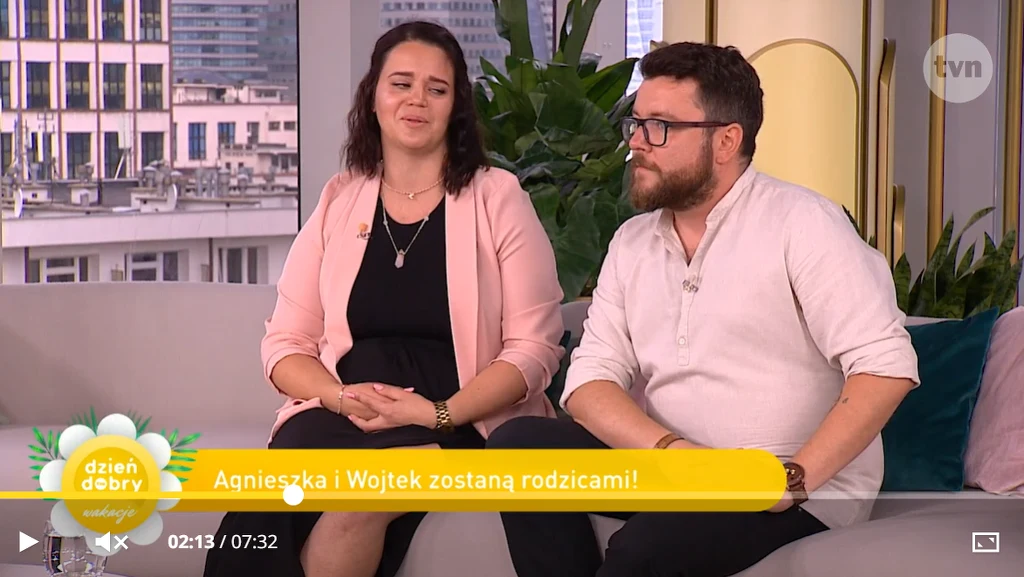 Aga i Wojtek w "Dzień dobry wakacje"