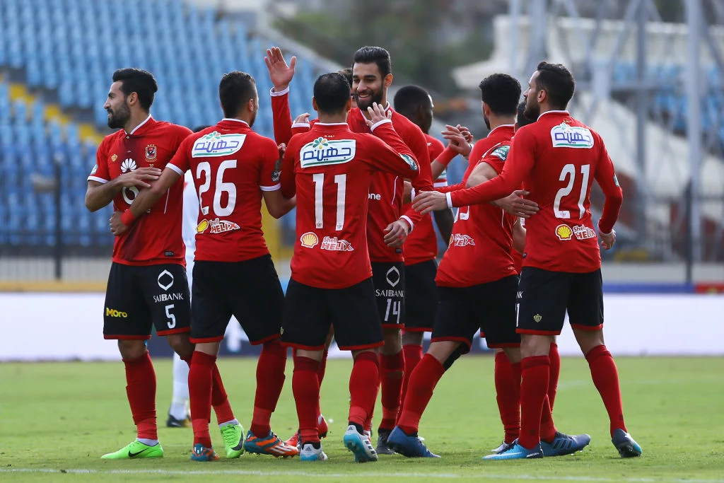 Radość piłkarzy Al-Ahly Radość piłkarzy Al-Ahly