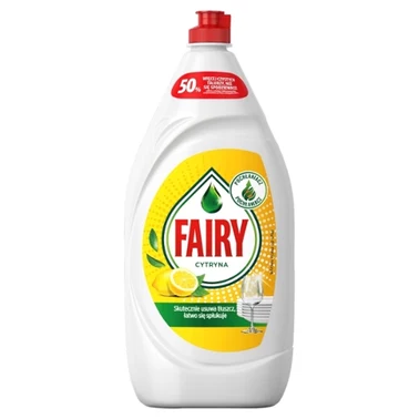 Fairy Cytryna Płyn do mycia naczyń 1350 ML - 0