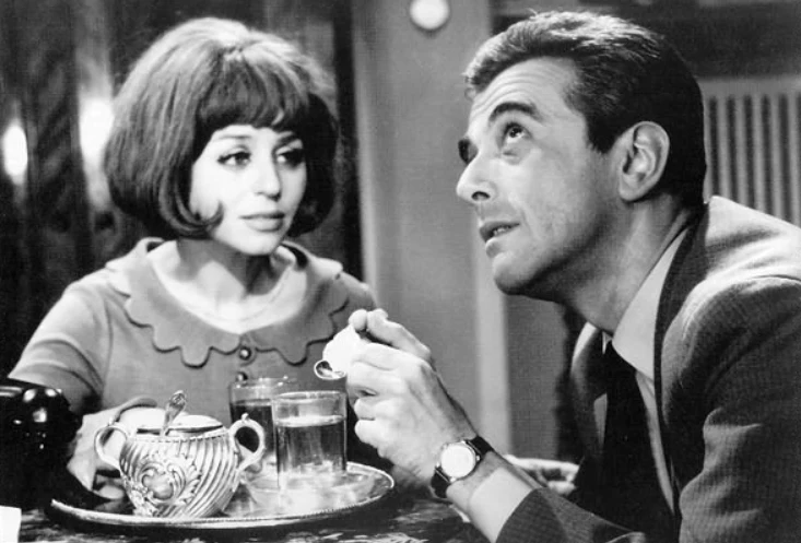 Kalina Jędrusik i Andrzej Łapicki w filmie "Lekarstwo na miłość" Kalina Jędrusik i Andrzej Łapicki w filmie "Lekarstwo na miłość"