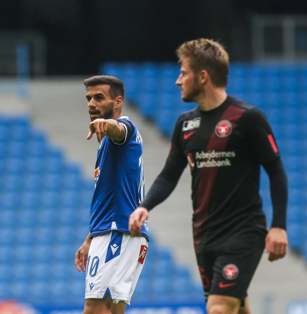 Lech Poznań w meczu z FC Midtjylland