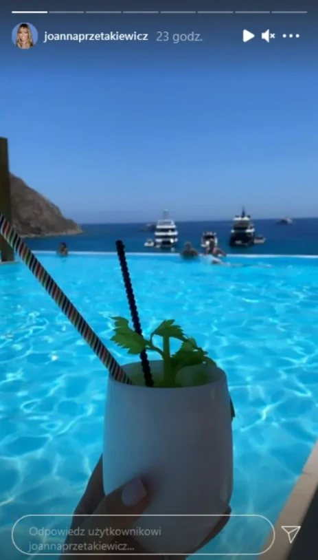Joanna Przetakiewicz na wakacjach