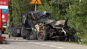 Jeden z pojazdów uczestniczących w tragicznym wypadku