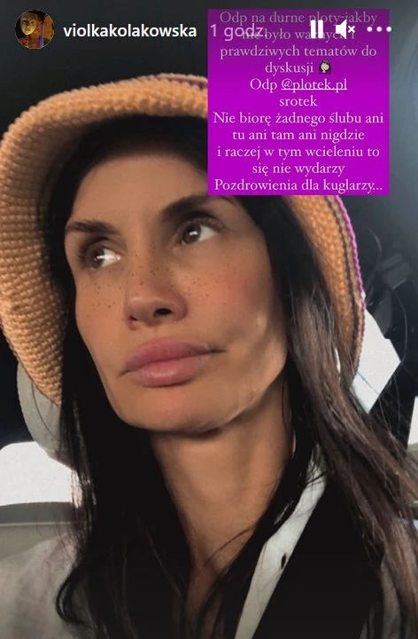 Viola Kołakowska zdementowała plany ślubne