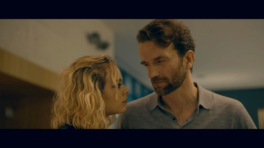 Tomasz Kot i Athena Strates na planie filmowym Tomasz Kot i Athena Strates na planie filmowym