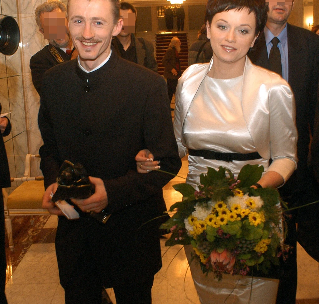 Iza Małysz i Adam Małysz 