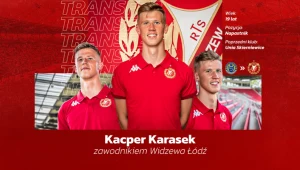 Widzew. Kacper Karasek podpisał kontrakt