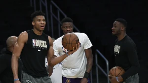 Bracia Giannis, Kostas i Thanasis Antetokounmpo mają na koncie po jednym mistrzostwie NBA