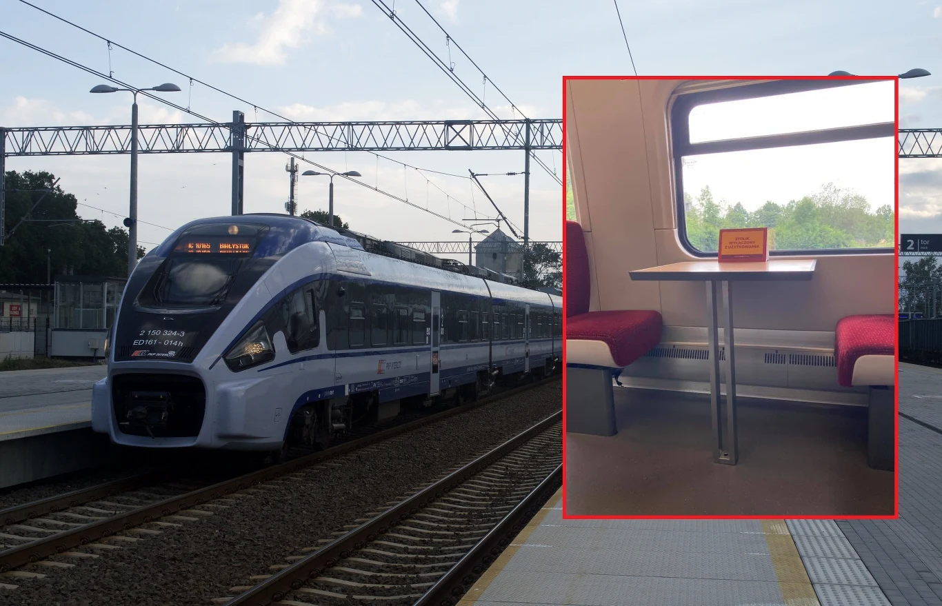 Takim pociągiem jechał w poniedziałek Filip Springer. Opublikował zdjęcie z jego wnętrza i opisał, dlaczego jest niezadowolony z podróży Takim pociągiem jechał w poniedziałek Filip Springer. Opublikował zdjęcie z jego wnętrza i opisał, dlaczego jest niezadowolony z podróży