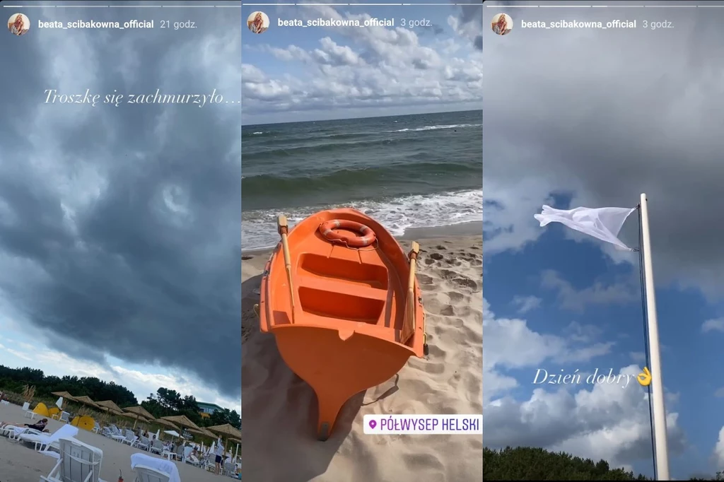 Beata Ścibakówna podzieliła się na InstaStories wrażeniami z wyjazdu nad Bałtyk. Pogoda najwyraźniej nie dopisała