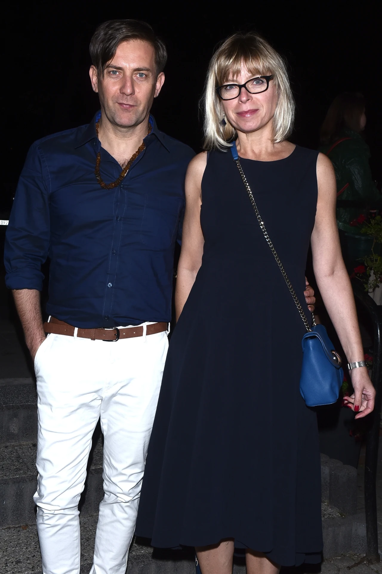 Rafał Królikowski z żoną