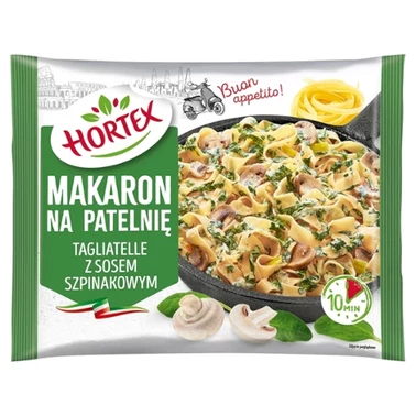 Hortex Makaron na patelnię tagliatelle ze szpinakiem w sosie śmietankowym 450 g - 4
