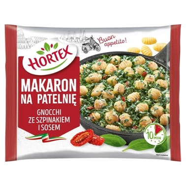Hortex Makaron na patelnię gnocchi ze szpinakiem i sosem 450 g - 4