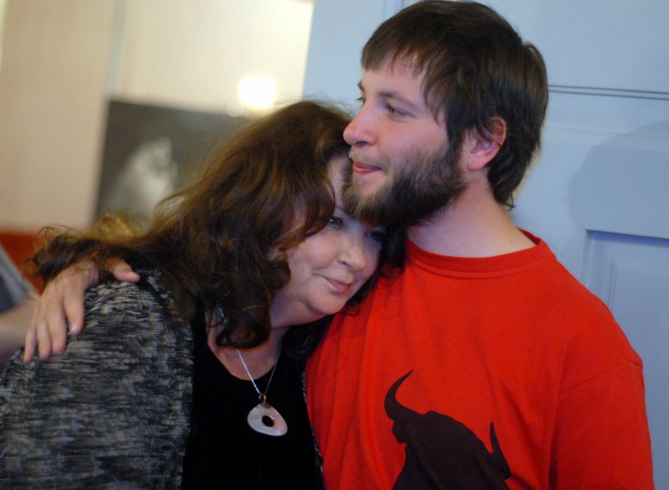 Anna Dymna z synem Michałem Anna Dymna z synem Michałem