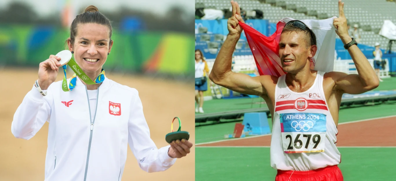 Maja Włoszczowska i Robert Korzeniowski chorążymi polskiej reprezentacji na igrzyskach w Tokio Maja Włoszczowska i Robert Korzeniowski chorążymi polskiej reprezentacji na igrzyskach w Tokio