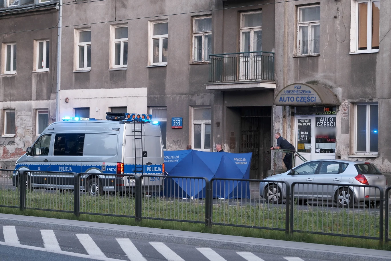 Śmiertelny wypadek na ulicy Grochowskiej