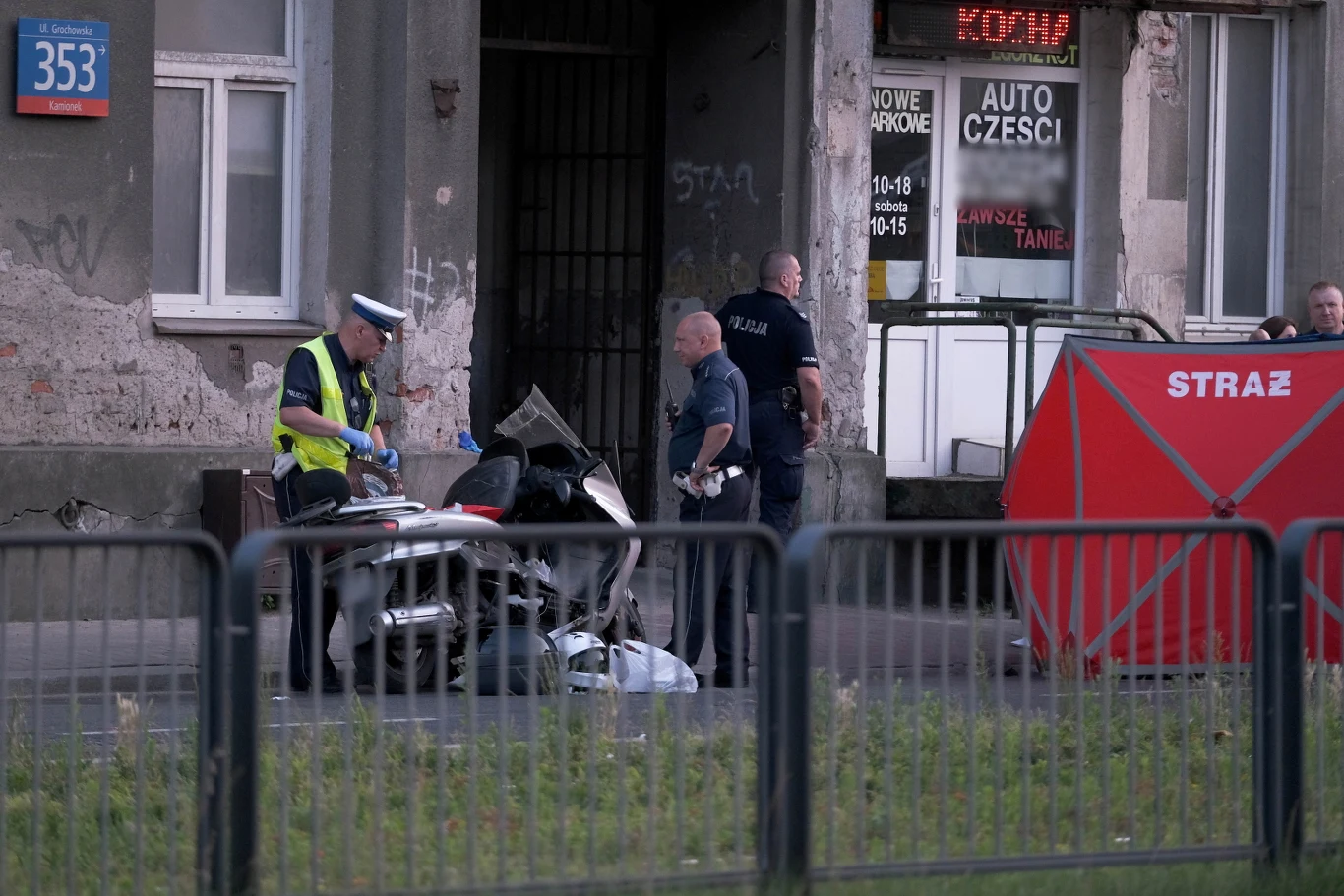 Śmiertelny wypadek na ulicy Grochowskiej