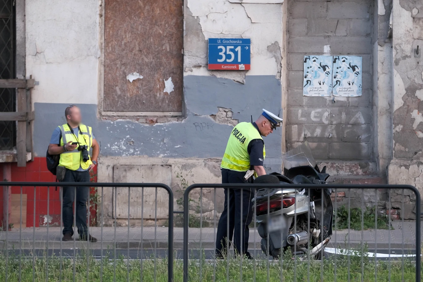 Śmiertelny wypadek na ulicy Grochowskiej