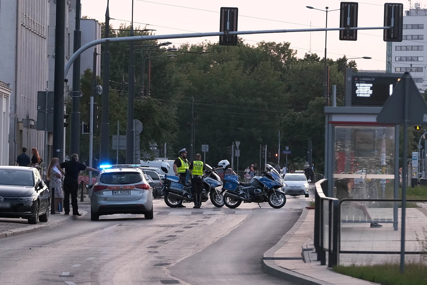 Śmiertelny wypadek na ulicy Grochowskiej