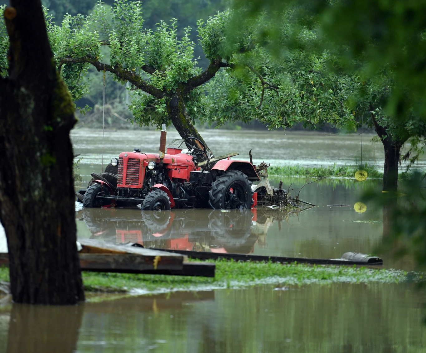 Niedawna powódź w małopolskim Głogoczowie Niedawna powódź w małopolskim Głogoczowie