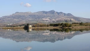 Panorama miasteczka Sambuca di Sicilia