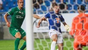 Lech Poznań - Radomiak Radom. Naciera Jakub Kamiński