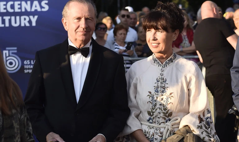 Tomasz Stockinger z partnerką Tomasz Stockinger z partnerką