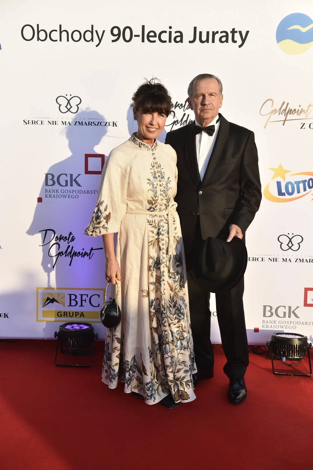 Tomasz Stockinger z ukochaną Tomasz Stockinger z ukochaną