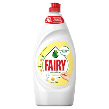 Fairy Sensitive Rumianek z witaminą E Płyn do mycia naczyń 900 ml - 0