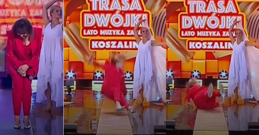 Wypadek Trojanowskiej na scenie Wypadek Trojanowskiej na scenie