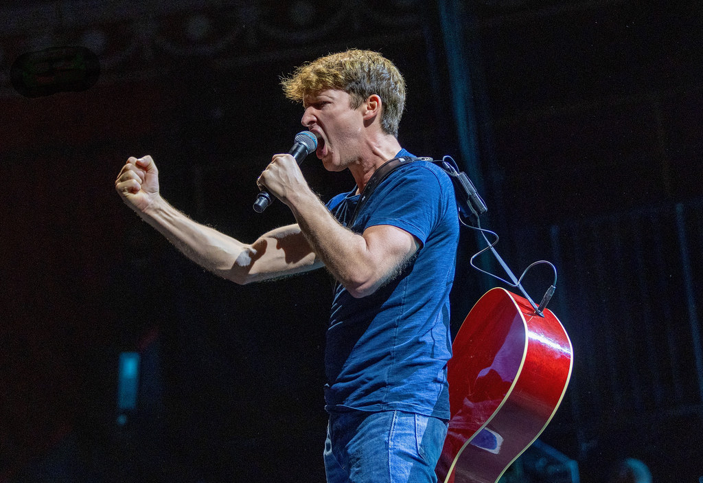 James Blunt podczas koncertu w Royal Albert Hall w Londynie