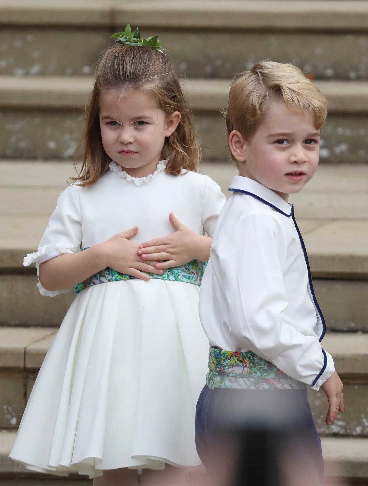 Księżniczka Charlotte i książę George