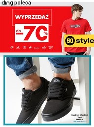 Wyprzedaż do - 70% w 50 style!