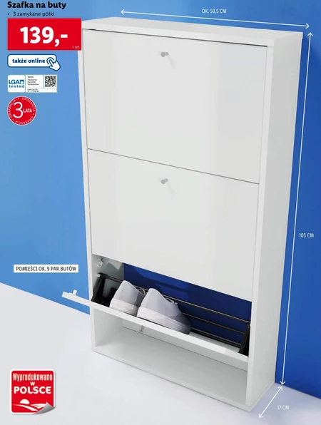Szafka na buty Livarno