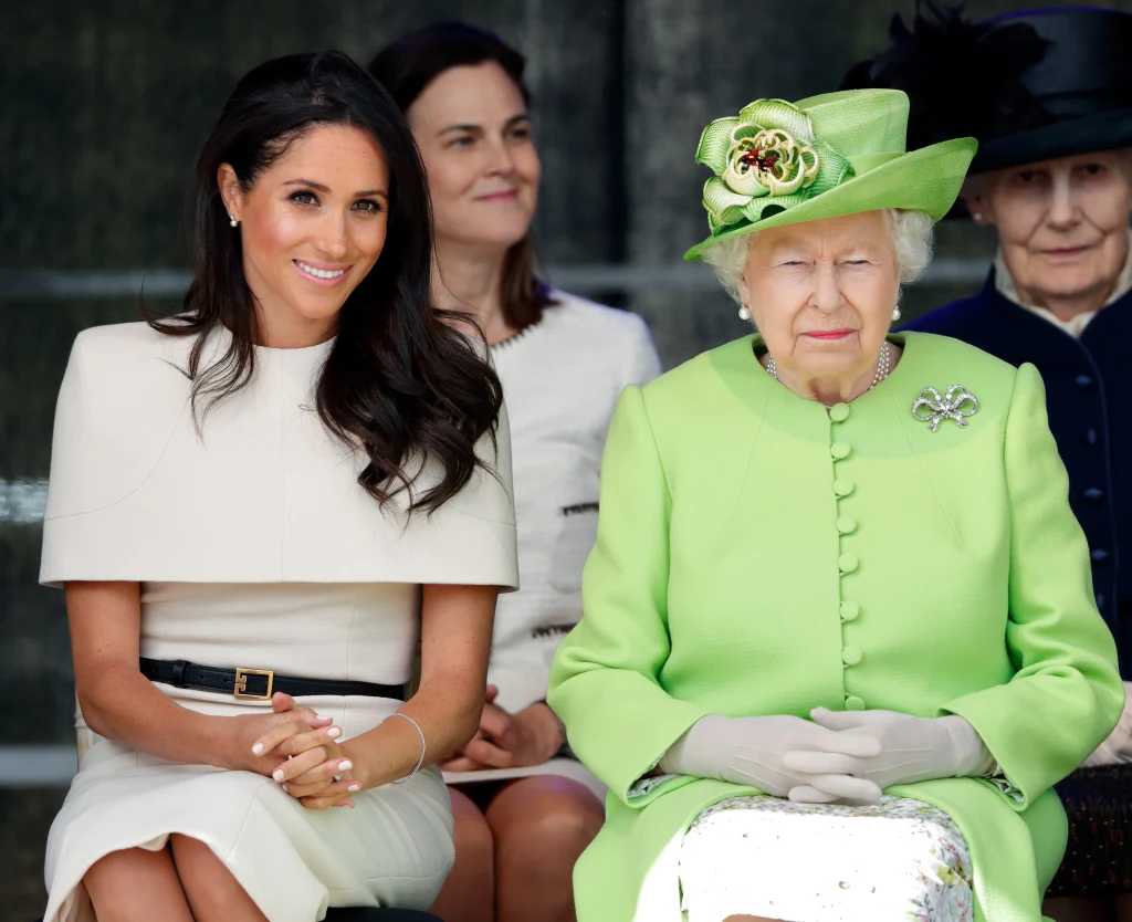Meghan Markle i królowa Elżbieta II