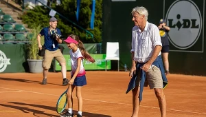 Bjorn Borg na korcie Poznań Open