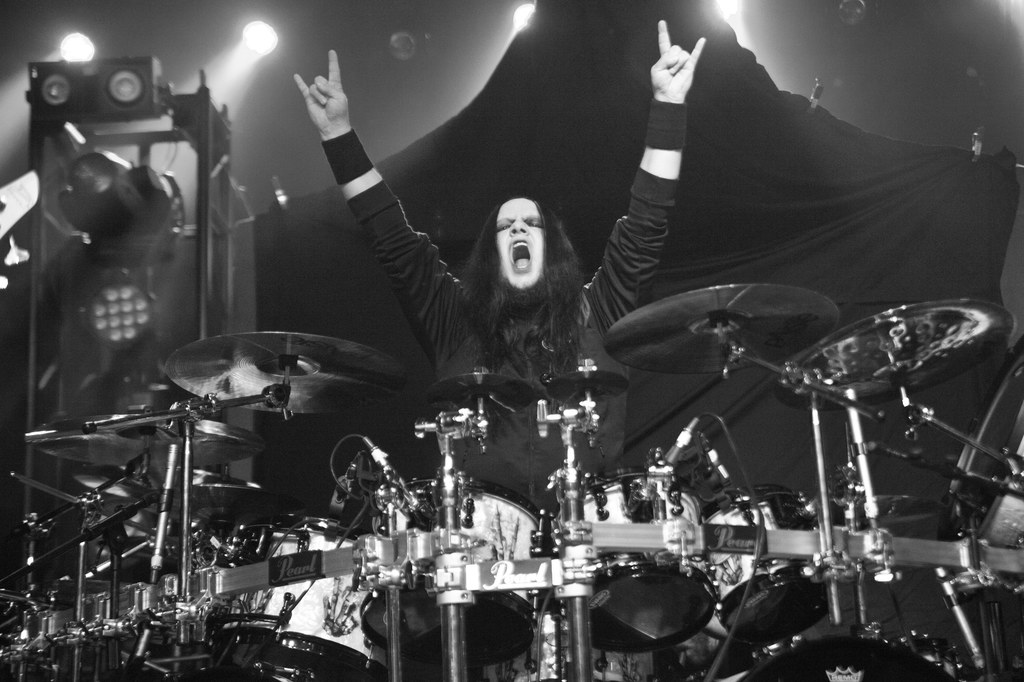 Joey Jordison w składzie Vimic w 2017 r.