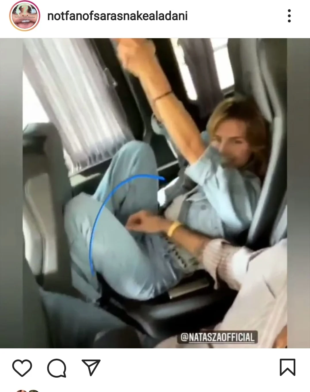 Morrone pozwolił sobie na zbyt wiele? /instagram.com/notfansofsarasnakealdani/